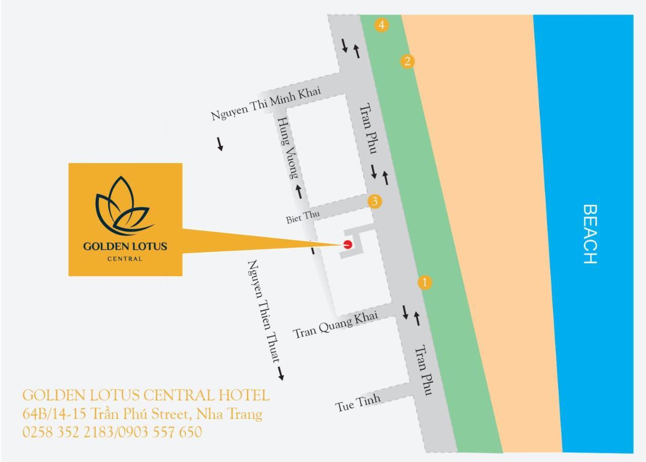 Golden Lotus Central Hotel Nha Trang Dış mekan fotoğraf